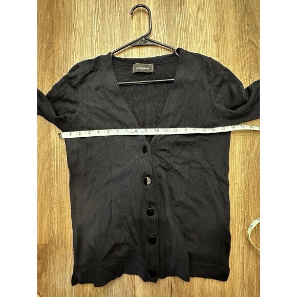 Women’s Giorgio Armani 38 V Neck Blue Button-up Wool Sweater - Picture 7 of 8